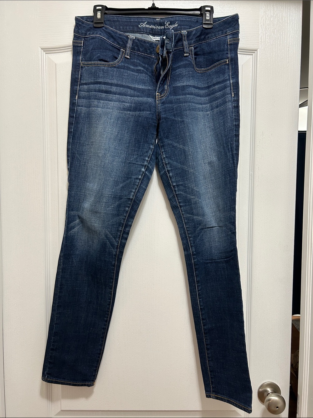 American Eagle Outfitters Women's Dark Indigo Skinny Jeans